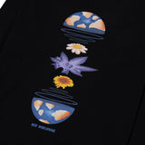 HUF WE ARE THE WORLD L/S TEE BLACK