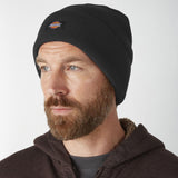 DICKIES ACRYLIC CUFFED BEANIE HAT BLACK