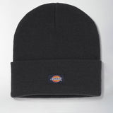 DICKIES ACRYLIC CUFFED BEANIE HAT BLACK