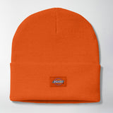 DICKIES ACRYLIC CUFFED BEANIE HAT HI-VIS ORANGE