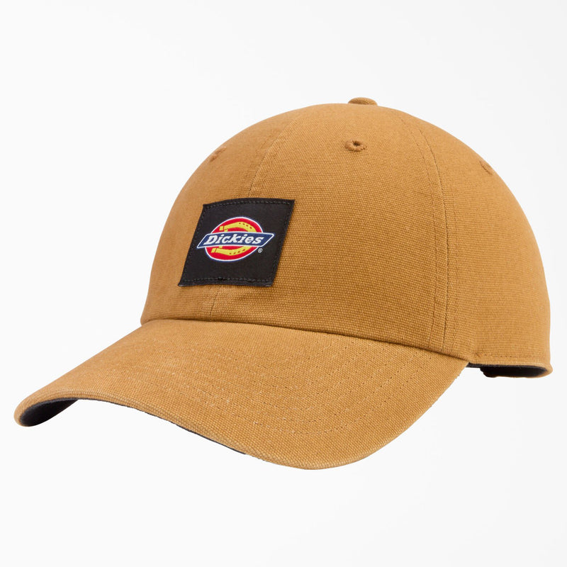 DICKIES WASHED CANVAS CAP BROWN DUCK