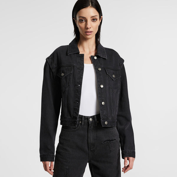 KSUBI WHITNEY JACKET NAVANA DENIM BLACK