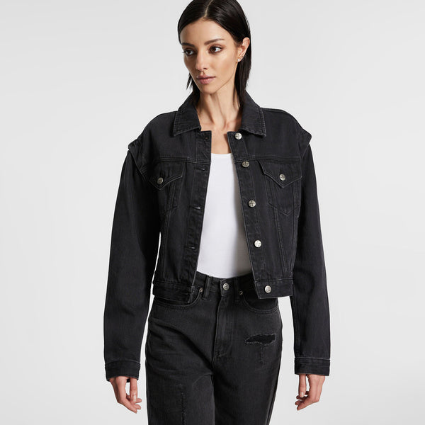 KSUBI WHITNEY JACKET NAVANA DENIM BLACK