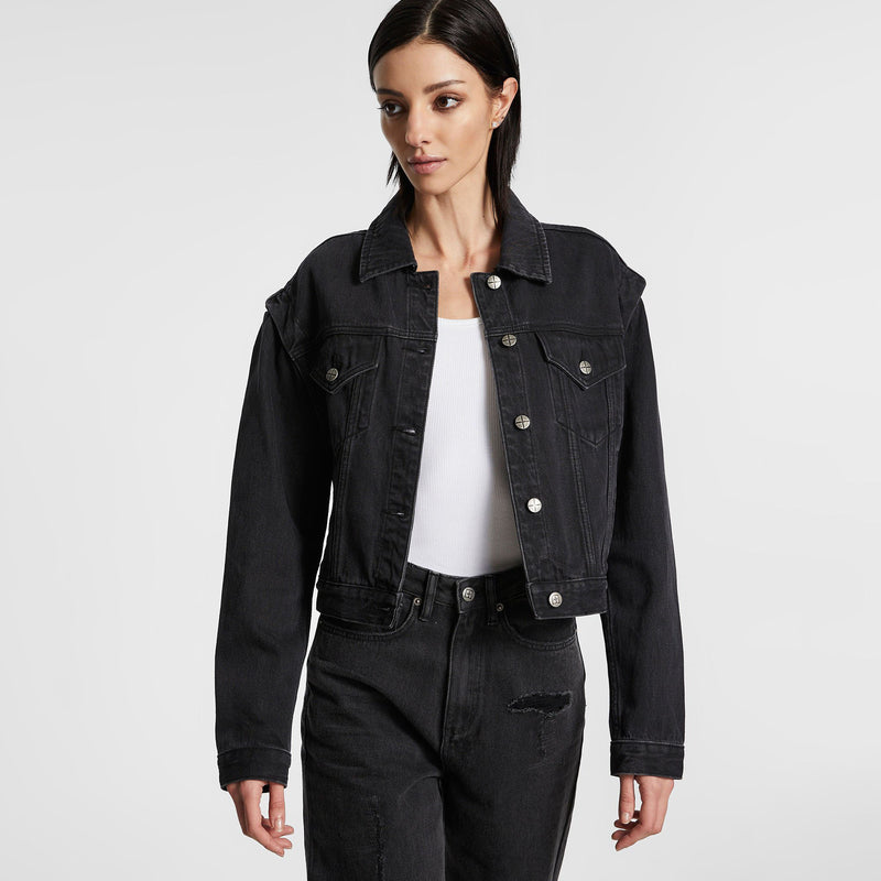 KSUBI WHITNEY JACKET NAVANA DENIM BLACK