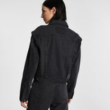 KSUBI WHITNEY JACKET NAVANA DENIM BLACK