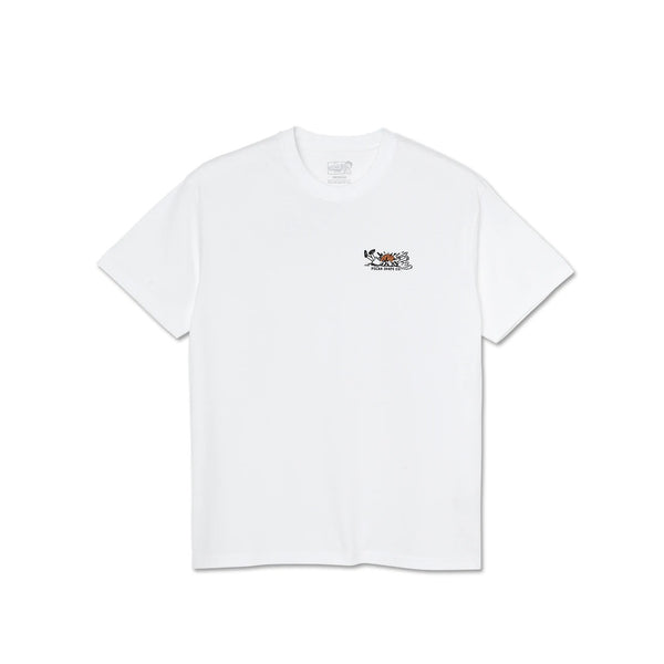 POLAR SKATE BASEBALL TEE WHITE