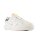NEW BALANCE CT302 WHITE WITH GREEN CT302LF