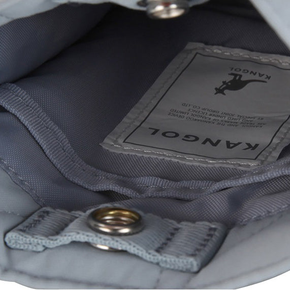 KANGOL QUILT II SMALL CROSS BAG BLUE