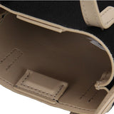 KANGOL DUO CANVAS MINI CROSS BAG BLACK