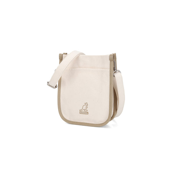 KANGOL SALLY CANVAS CROSS BAG S BEIGE