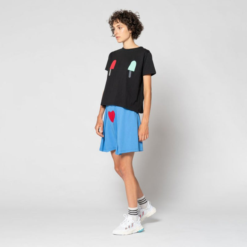 LAU ELSA T-SHIRT BLACK