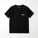 WHITE MOUNTAINEERING LOGO POCKET T-SHIRT BLACK