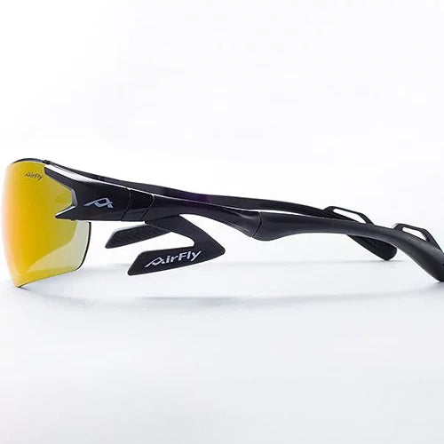 AIRFLY AF-301 C-3 SUNGLASSES BLACK