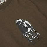 POLAR SKATE SHADOW TEE BROWN