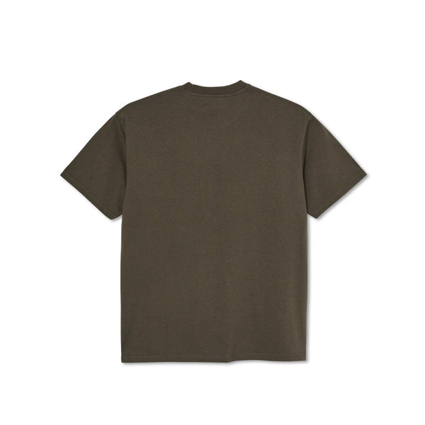POLAR SKATE SHADOW TEE BROWN