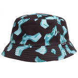 HUF HER REVERSIBLE BUCKET HAT BLACK