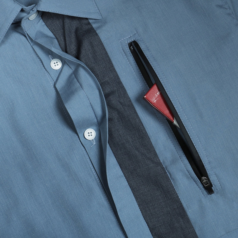 WEAVISM GRANT SHIRT - SKY BLUE