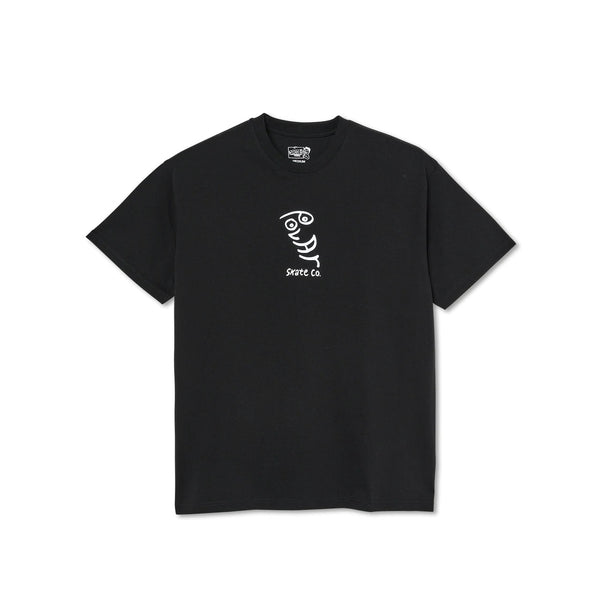 POLAR SKATE POLAR FACE TEE BLACK
