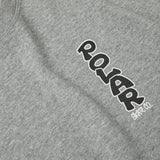 POLAR SKATE VERTICAL LOGO TEE HEATHER GREY