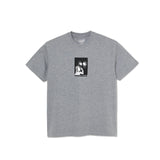 POLAR SKATE FIREWORKS TEE HEATHER GREY