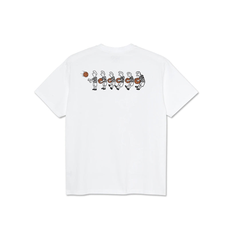 POLAR SKATE BASEBALL TEE WHITE