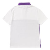 ART OF SCRIBBLE OVERLOAD PURPLE RUGBY SHIRT - SHORT SLEEVE (SUN-TECH) WHITE / PURPLE