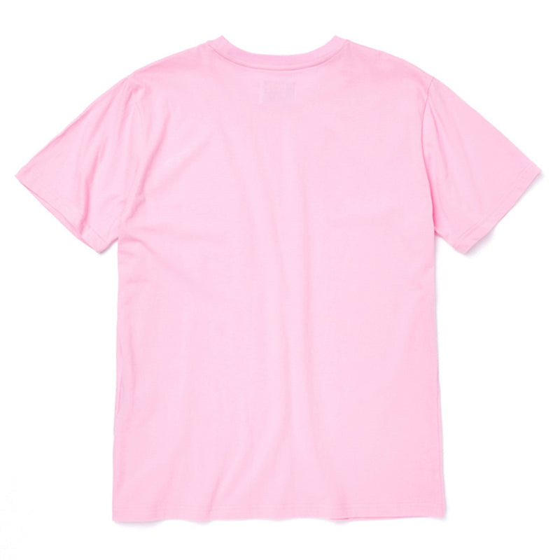 ART OF SCRIBBLE SKULL PARTY SHORT SLEEVE T-SHIRT PINK