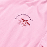 ART OF SCRIBBLE SKULL PARTY SHORT SLEEVE T-SHIRT PINK