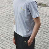 ART OF SCRIBBLE EYES SHORT SLEEVE T-SHIRT GREY