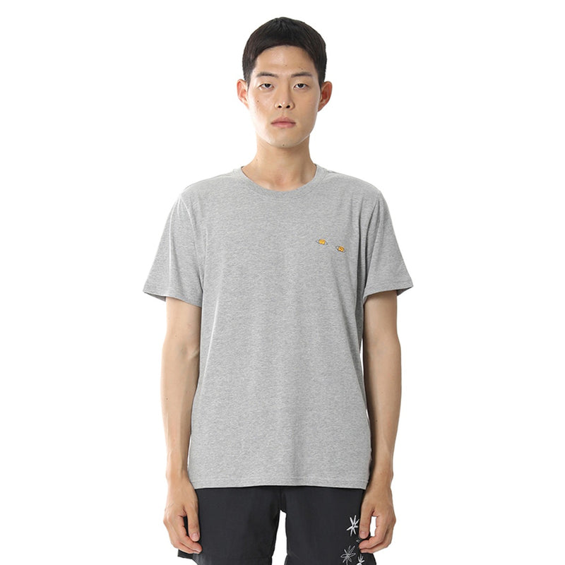ART OF SCRIBBLE EYES SHORT SLEEVE T-SHIRT GREY