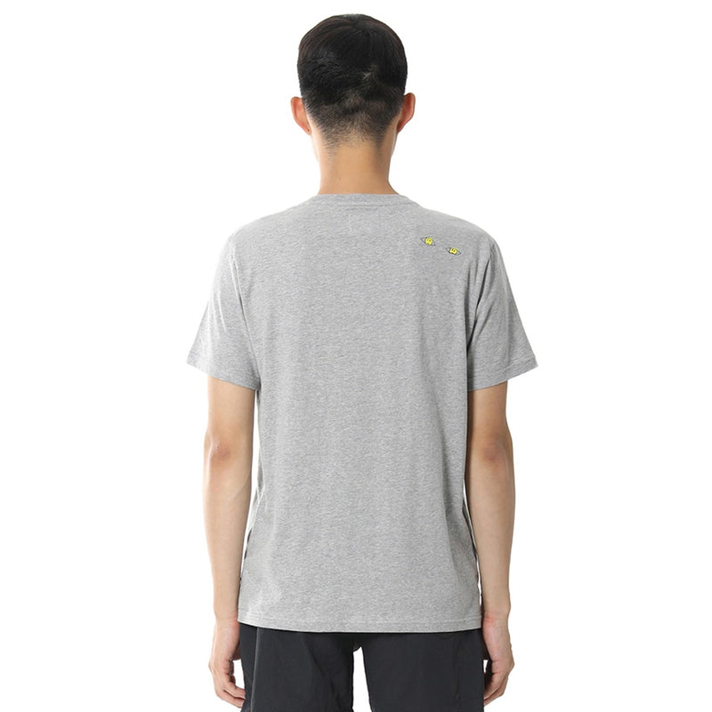 ART OF SCRIBBLE EYES SHORT SLEEVE T-SHIRT GREY