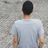 ART OF SCRIBBLE EYES SHORT SLEEVE T-SHIRT GREY