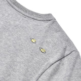 ART OF SCRIBBLE EYES SHORT SLEEVE T-SHIRT GREY