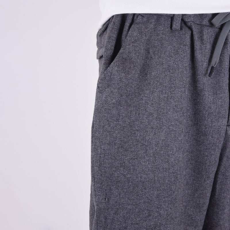 WHITE MOUNTAINEERING HERRINGBONE WIDE TAPERED PANTS GRAY