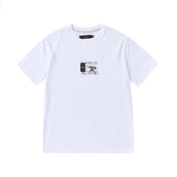 TEE LIBRARY MADNESS SHORT SLEEVE T-SHIRT WHITE
