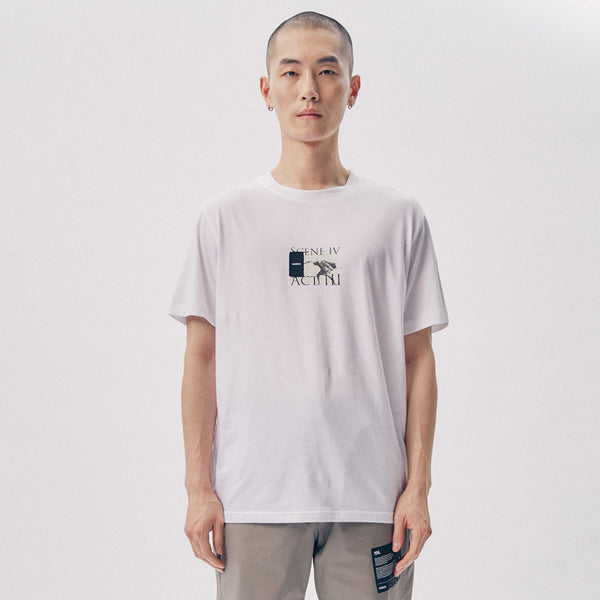 TEE LIBRARY MADNESS SHORT SLEEVE T-SHIRT WHITE