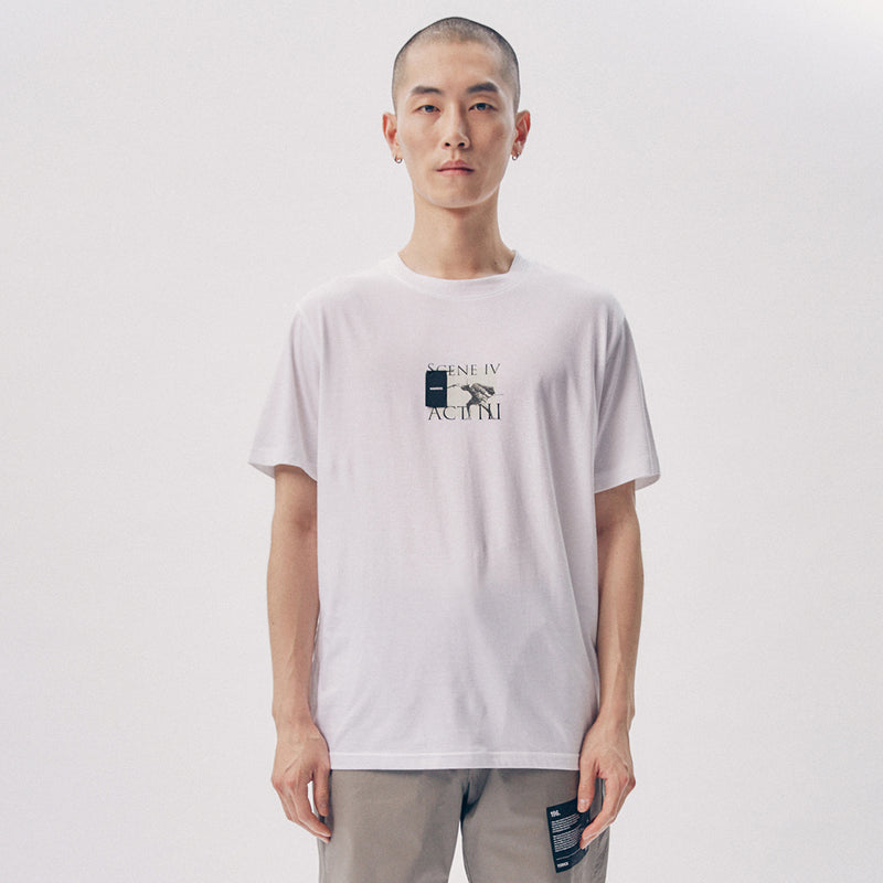 TEE LIBRARY MADNESS SHORT SLEEVE T-SHIRT WHITE