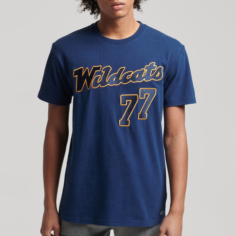 SUPERDRY VINTAGE COLLEGIATE TEE SUPERMARINE NAVY