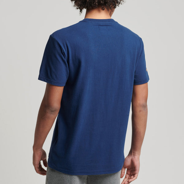 SUPERDRY VINTAGE COLLEGIATE TEE SUPERMARINE NAVY