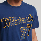 SUPERDRY VINTAGE COLLEGIATE TEE SUPERMARINE NAVY
