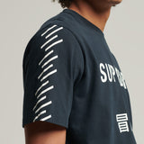 SUPERDRY CODE CORE SPORT TEE BLACK