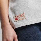 SUPERDRY VINTAGE ATHLETIC RINGER TEE GLACIER GREY MARL