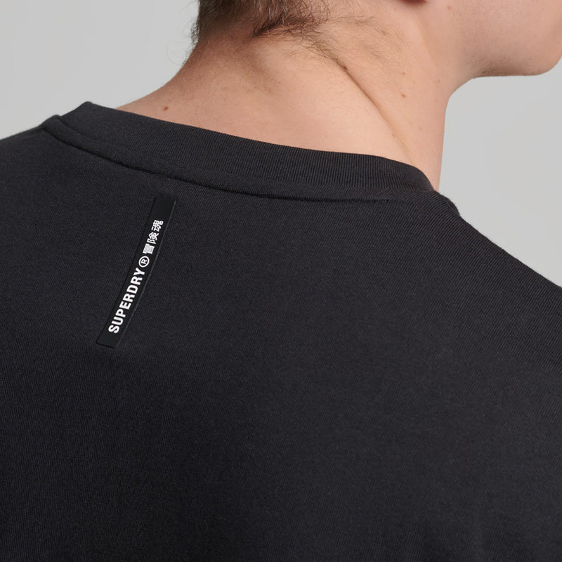 SUPERDRY CODE TECH LOOSE TEE BLACK