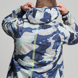 SUPERDRY RUN JACKET ABSTRACT CAMO