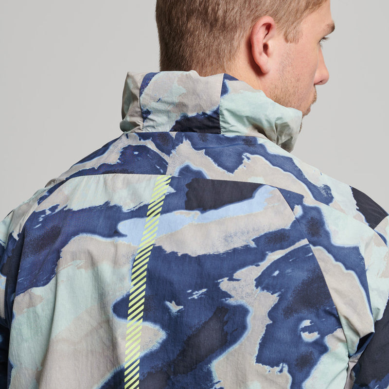 SUPERDRY RUN JACKET ABSTRACT CAMO