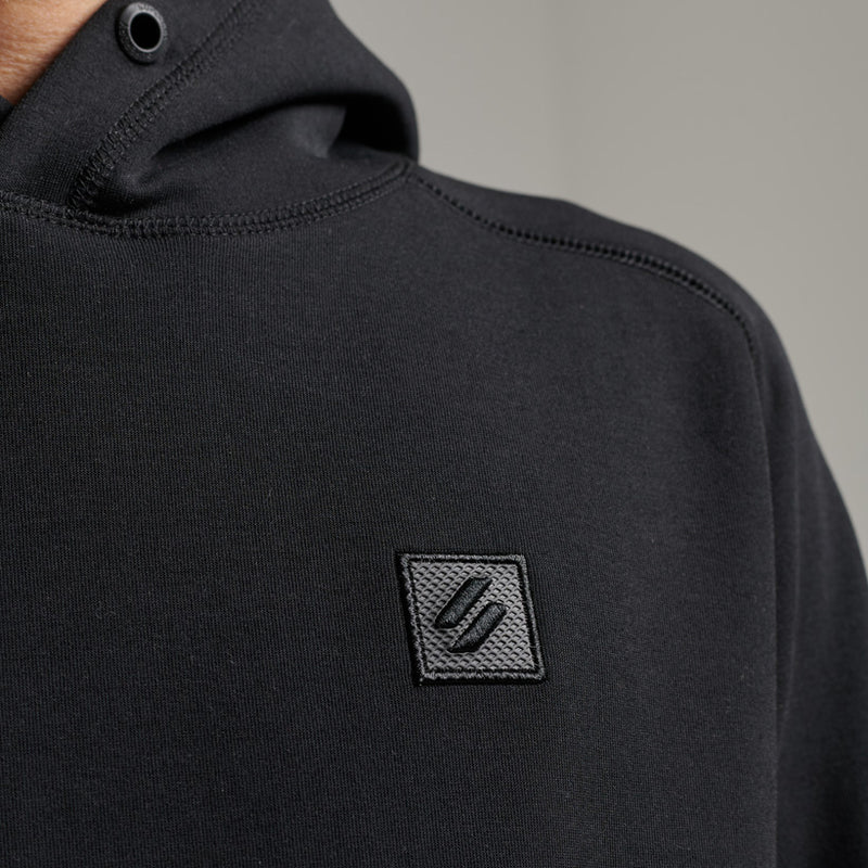 SUPERDRY CODE TECH HOODIE BLACK