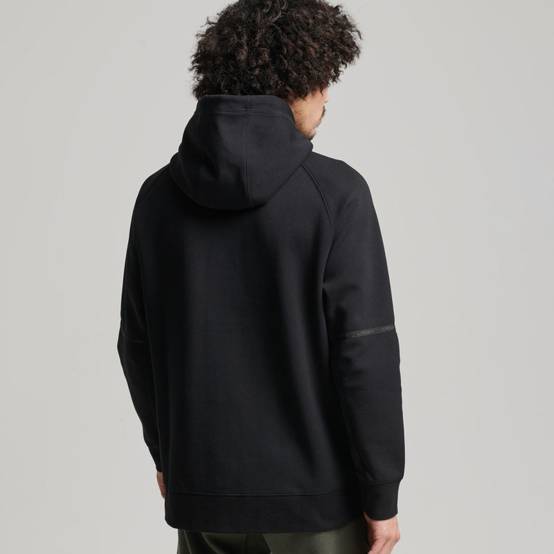 SUPERDRY CODE TECH HOODIE BLACK
