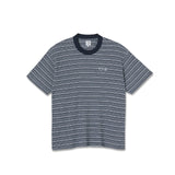 POLAR SKATE STRIPE SHIN TEE NAVY