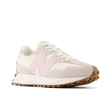NEW BALANCE 327 SEA SALT WITH PINK HAZE WS327AL