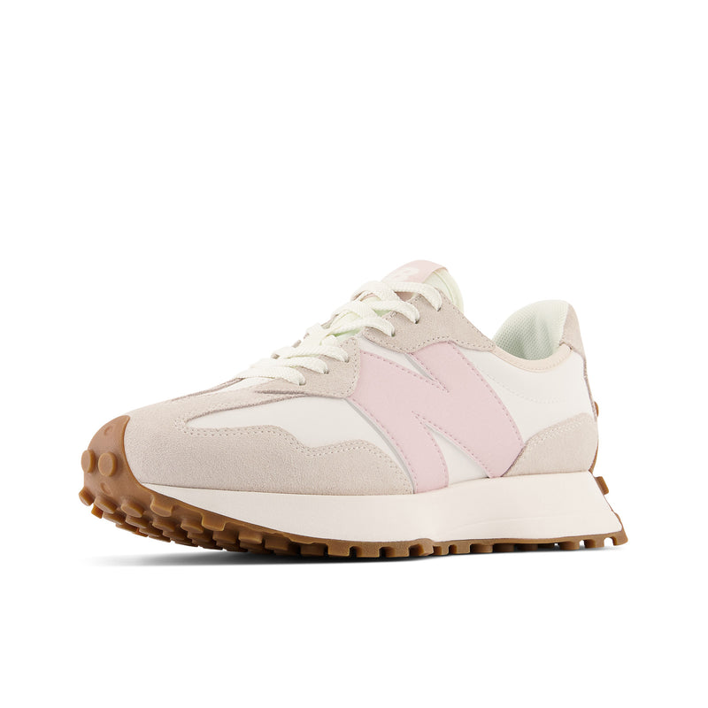 NEW BALANCE 327 SEA SALT WITH PINK HAZE WS327AL